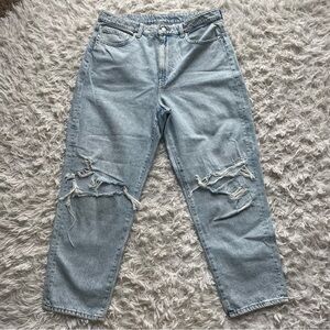 &Denim Loose Mom Jean Size 12